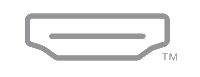 HDMI Port Logo gray T